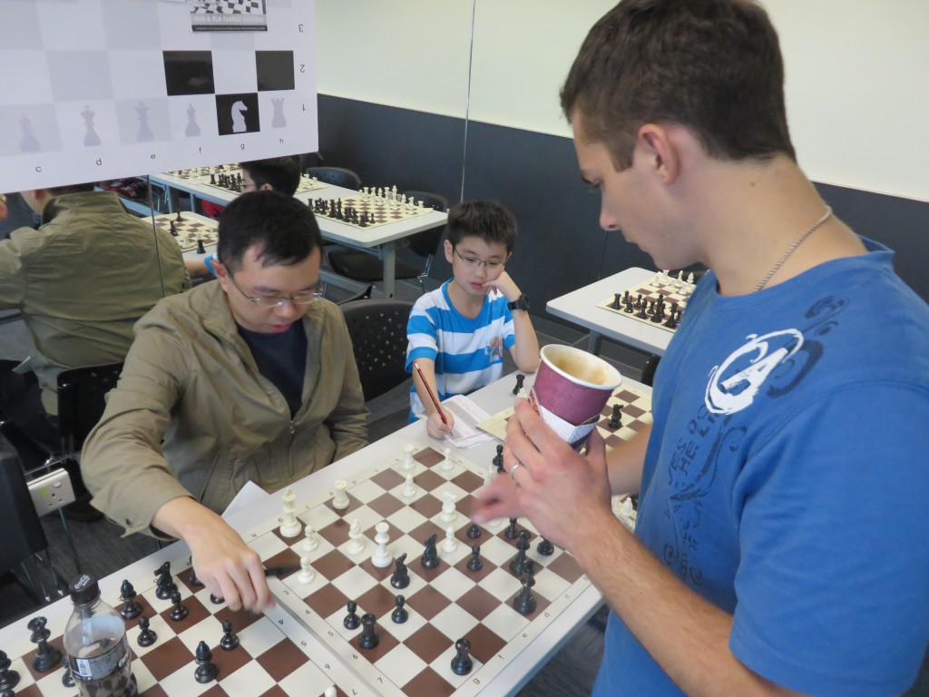 Daniel Lam, observed by his student Issac Fung, the only player not to lose!