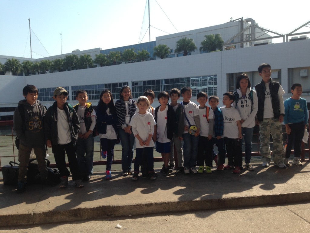 Hong Kong Team at Macao Ferry Terminal