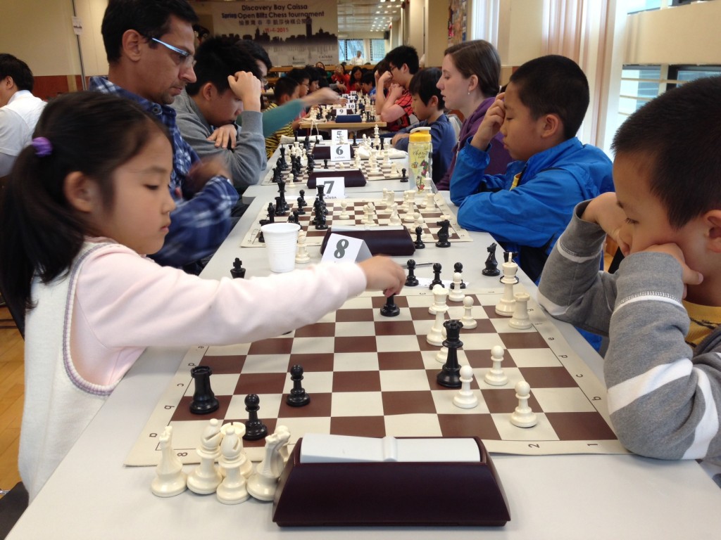 Zhenai Huang with black became Champion U8 playing against Ben Han who ended 2nd in U8